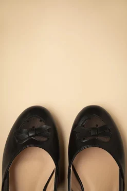 Banned Retro Elegant Spots Ballerina's In Zwart>Vrouwen Ballerina's