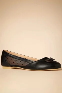 Banned Retro Elegant Spots Ballerina's In Zwart><noscript><img width=