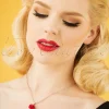 Sweet Cherry Emma Rose Parelketting In Rood>Vrouwen Sieraden