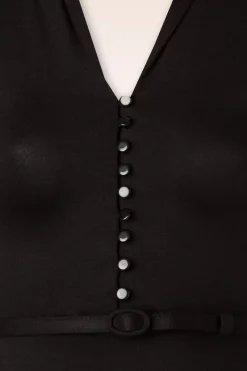 King Louie Emmy Ecovero Klassieke Jurk In Zwart><noscript><img width=