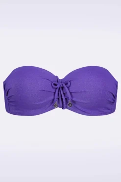 Cyell Evening Glam Padded Bikini Top In Paars><noscript><img width=
