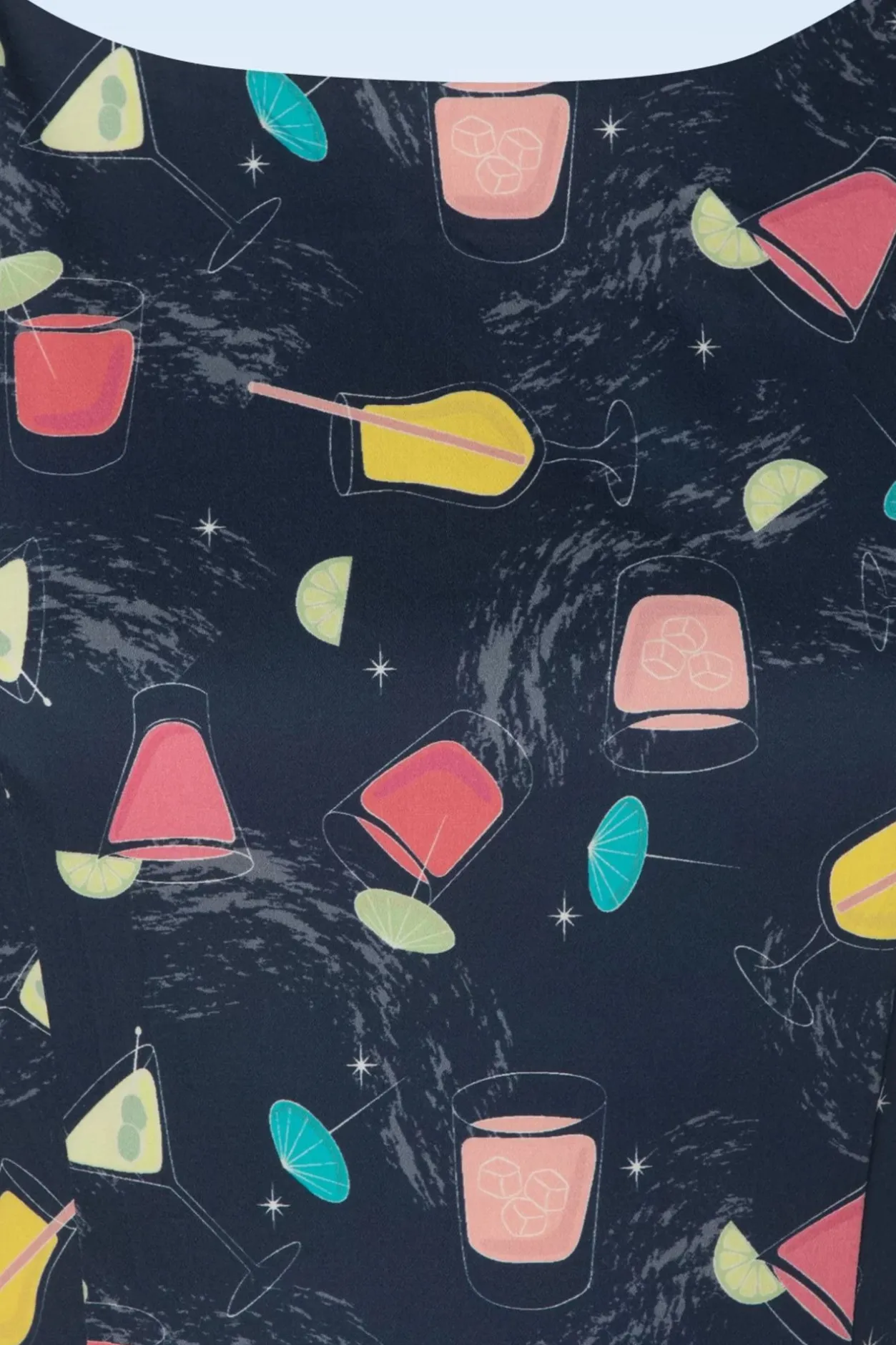 Topvintage Boutique Collection Exclusief Bij Topvintage ~ Adriana Cocktails Mouwloze Penciljurk In Donkerblauw>Vrouwen Plus Size Jurken