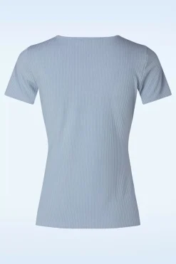 Banned Retro Fara Top In Blauw>Vrouwen T-Shirts