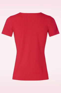 Banned Retro Fara Top In Rood>Vrouwen T-Shirts