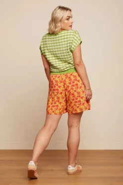 King Louie Fintan Doree Shorts In Fiesta Rood><noscript><img width=