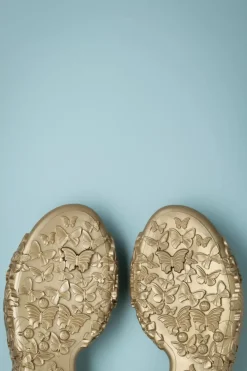 Sunies Flexi Butterfly Flipflop Sandalen In Goud><noscript><img width=