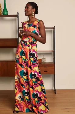 King Louie Frida Jumpsuit Aurelio In Shell Oranje>Vrouwen Playsuits & Jumpsuits