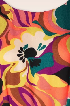 King Louie Frida Jumpsuit Aurelio In Shell Oranje><noscript><img width=