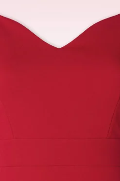 Vintage Chic for Topvintage Gemma Pencil Jurk In Rood><noscript><img width=