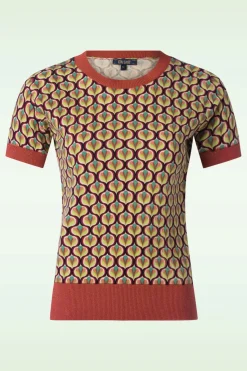 King Louie Gigi Indy Top In Delphinium Groen>Vrouwen Truitjes