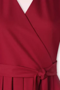 Glamour Bunny Business Babe Glenda Swing Jurk In Rood><noscript><img width=