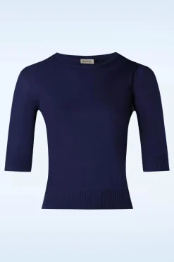 Banned Retro Grace Jumper In Marineblauw>Vrouwen Truitjes
