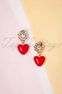 Sweet Cherry Hart- En Pareloorbellen In Rood><noscript><img width=