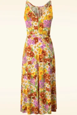 King Louie Hazel Marini Jurk In Tuscan Geel><noscript><img width=