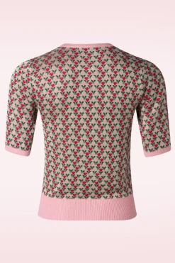Banned Retro Heart Wonders Cardigan In Saliegroen>Vrouwen Vestjes