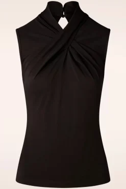 Banned Retro Hey Jude Top In Zwart>Vrouwen Tops