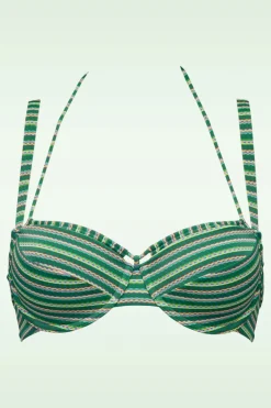 Marlies Dekkers Holi Vintage Balconette Bikini Top In Botanisch Groen>Vrouwen Bikini's