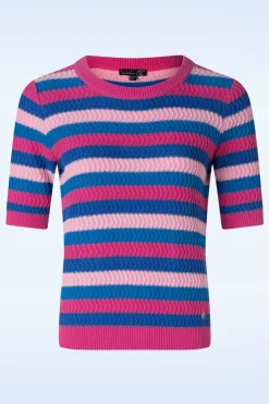 Smashed Lemon Iris Gebreide Top In Multi>Vrouwen Truitjes