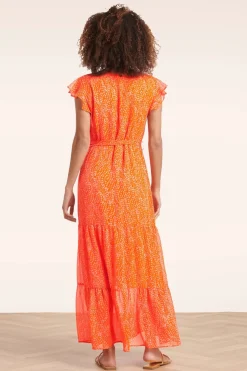 Smashed Lemon Ivy Maxi Jurk In Oranje><noscript><img width=