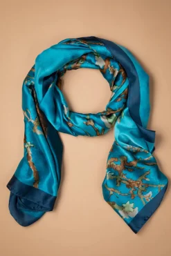 Amici Jade Sjaal In Teal>Vrouwen Sjaals