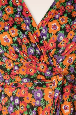 Vintage Chic for Topvintage Jane Ditsy Flower Swing Jurk In Multi><noscript><img width=