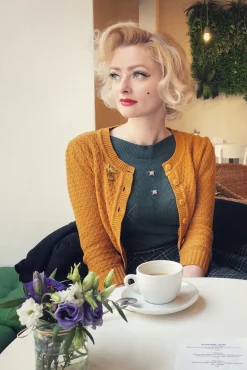 Mak Sweater Jennie Vest In Brons><noscript><img width=