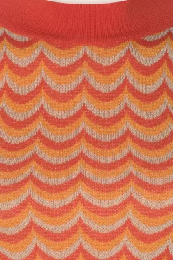 WNT Collection Jessie Waves Top In Oranje>Vrouwen Tops