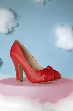 Lola Ramona u2665 Topvintage June True Love Pumps In Rood><noscript><img width=
