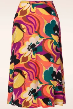 King Louie Juno Aurelio Rok In Shell Oranje>Vrouwen Rokken