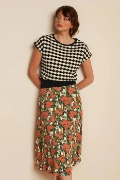 King Louie Juno Ryder Langoustine Rok In Oranje>Vrouwen Rokken