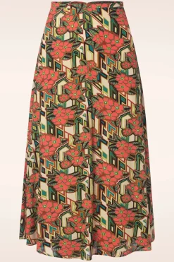King Louie Juno Ryder Langoustine Rok In Oranje>Vrouwen Rokken