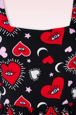 Bunny Kate Heart Jurk In Zwart><noscript><img width=