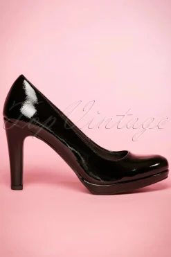 Tamaris Katie Laquer-Pumps In Zwart>Vrouwen Pumps