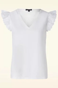 Smashed Lemon Katie Top In Wit>Vrouwen Tops
