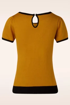 Mak Sweater Katten Trui In Camel>Vrouwen Truitjes