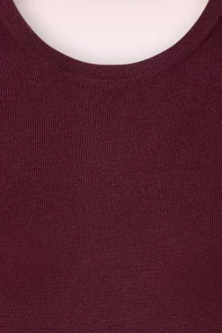 Mak Sweater Kelly Trui In Bordeauxrood><noscript><img width=