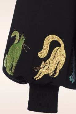 Minueto Kitty Sweatshirt In Zwart><noscript><img width=