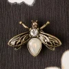 Lovely Kristallen Insectenbroche In Goud>Vrouwen Sieraden