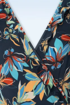 Md'M Lenia Floral Maxi Jurk In Blauw>Vrouwen Maxi Jurken