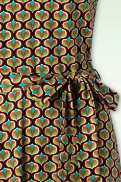 King Louie Lenny Indy Jurk In Delphinium Groen><noscript><img width=