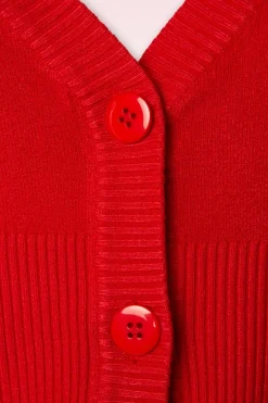 Banned Retro Let's Go Dancing Vest In Lipstick Red><noscript><img width=