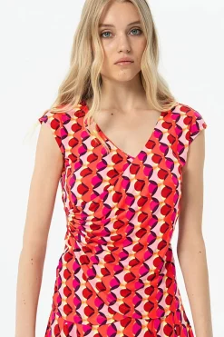 Surkana Lia Mouwloze Top In Fuchsia>Vrouwen Truitjes