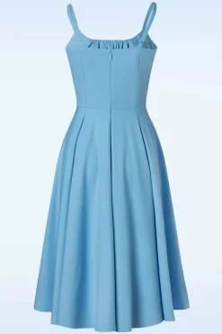 Glamour Bunny Lois Swing Jurk In Babyblauw><noscript><img width=