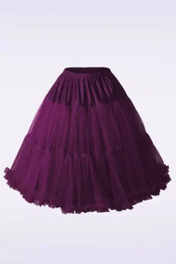 Banned Retro Lola Lifeforms Petticoat In Aubergine>Vrouwen Petticoats