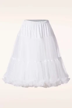 Banned Retro Lola Lifeforms-Rok In Wit>Vrouwen Petticoats