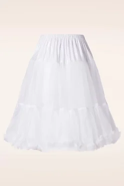 Banned Retro Lola Lifeforms-Rok In Wit>Vrouwen Petticoats