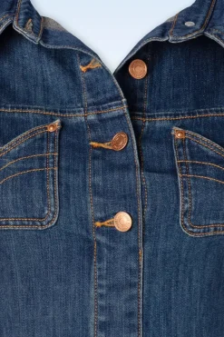 Rock-a-Booty Lucielle A-Lijn Jurk In Blauw><noscript><img width=