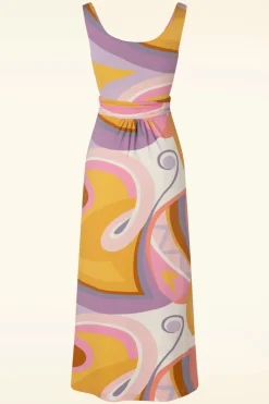 Zilch Macie Maxi Jurk In Sixties Lavender>Vrouwen Maxi Jurken