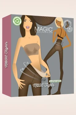 MAGIC Bodyfashion Magic Fleece Tights In Black>Vrouwen Panty's