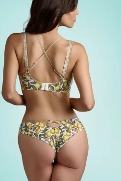 Marlies Dekkers Mambo Amalfi Vlinderbroekje Met Citroenprint In Creme>Vrouwen Lingerie